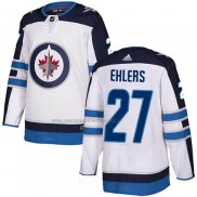 Camiseta Hockey Winnipeg Jets Nikolaj Ehlers Road Autentico Blanco