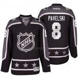 Camiseta Hockey 2017 All Star San Jose Sharks Joe Pavelski Negro