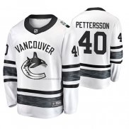 Camiseta Hockey 2019 All Star Vancouver Canucks Elias Pettersson Blanco