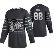 Camiseta Hockey 2020 All Star Chicago Blackhawks Patrick Kane Autentico Gris