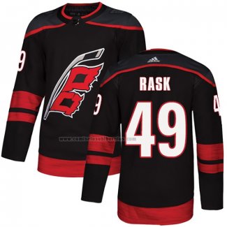 Camiseta Hockey Carolina Hurricanes Victor Rask Autentico Alterno Negro