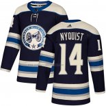 Camiseta Hockey Columbus Blue Jackets Gustav Nyquist Alterno Autentico Azul