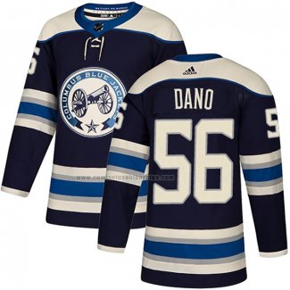 Camiseta Hockey Columbus Blue Jackets Marko Dano Alterno Autentico Azul