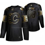 Camiseta Hockey Golden Edition Calgary Flames Alan Quine Autentico Negro