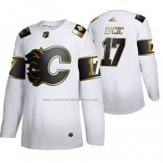 Camiseta Hockey Golden Edition Calgary Flames Milan Lucic Limited Blanco