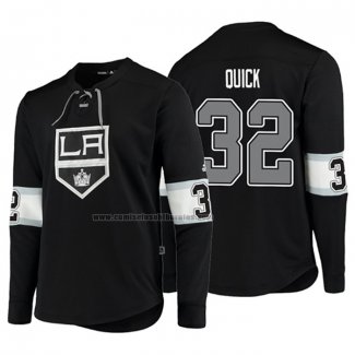 Camiseta Hockey Los Angeles Kings Jonathan Quick Platinum Negro