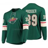 Camiseta Hockey Minnesota Wild Nate Prosser Platinum Verde