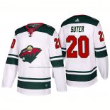 Camiseta Hockey Minnesota Wild Ryan Suter Segunda 2017-2018 Blanco