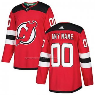 Camiseta Hockey Nino New Jersey Devils Personalizada Primera Rojo