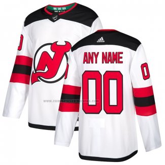 Camiseta Hockey Nino New Jersey Devils Personalizada Segunda Blanco