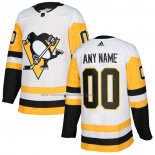 Camiseta Hockey Nino Pittsburgh Penguins Personalizada Segunda Blanco