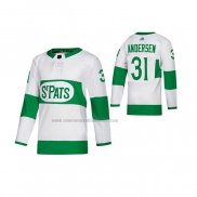 Camiseta Hockey Nino Toronto St. Patricks Frederik Andersen Blanco