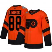 Camiseta Hockey Philadelphia Flyers Eric Lindros Autentico 2019 Stadium Series Naranja