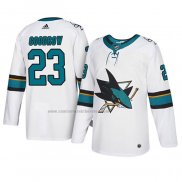 Camiseta Hockey San Jose Sharks Barclay Goodrow Autentico Segunda Blanco