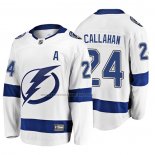 Camiseta Hockey Tampa Bay Lightning Ryan Callahan 2019 Segunda Breakaway Blanco