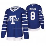 Camiseta Hockey Toronto Maple Leafs Jake Muzzin Throwback Autentico Azul