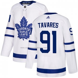 Camiseta Hockey Toronto Maple Leafs John Tavares Road Autentico Blanco