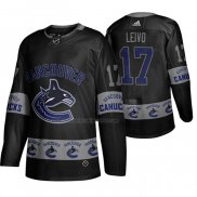 Camiseta Hockey Vancouver Canucks Josh Leivo Breakaway Negro