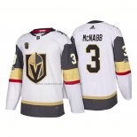 Camiseta Hockey Vegas Golden Knights Brayden Mcnabb Vegas Centennial 2017-2018 Blanco