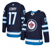 Camiseta Hockey Winnipeg Jets Adam Lowry Autentico Primera Azul