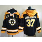 Sudaderas con Capucha Boston Bruins Patrice Bergeron Negro