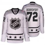 Camiseta Hockey 2017 All Star Columbus Blue Jackets Sergei Bobrovsky Blanco