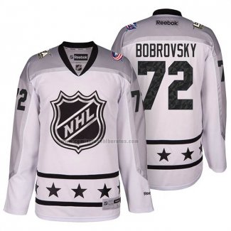 Camiseta Hockey 2017 All Star Columbus Blue Jackets Sergei Bobrovsky Blanco