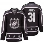 Camiseta Hockey 2017 All Star San Jose Sharks Martin Jones Negro