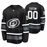 Camiseta Hockey 2019 All Star Carolina Hurricanes Personalizada Negro