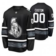 Camiseta Hockey 2019 All Star Ottawa Senators Personalizada Negro