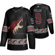 Camiseta Hockey Arizona Coyotes Clayton Keller Breakaway Negro