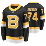 Camiseta Hockey Boston Bruins Jake Debrusk Alterno Premier Breakaway Negro