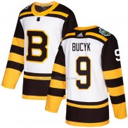 Camiseta Hockey Boston Bruins Johnny Bucyk 2019-20 Autentico Tercera Blanco