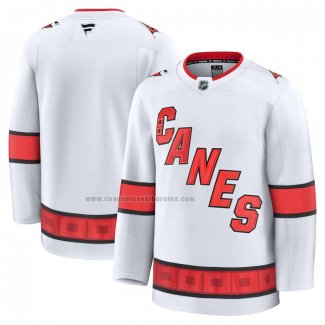 Camiseta Hockey Carolina Hurricanes Segunda Blanco