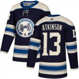 Camiseta Hockey Columbus Blue Jackets Cam Atkinson Alterno Autentico Azul