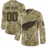 Camiseta Hockey Detroit Red Wings 2019 Salute to Service Personalizada Camuflaje