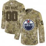 Camiseta Hockey Edmonton Oilers Personalizada 2019 Camuflaje