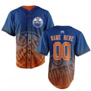 Camiseta Hockey Edmonton Oilers Personalizada Naranja