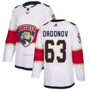 Camiseta Hockey Florida Panthers Evgenii Dadonov Road Autentico Blanco