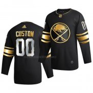 Camiseta Hockey Golden Edition Buffalo Sabres Personalizada Limited Autentico 2020-21 Negro