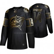 Camiseta Hockey Golden Edition Columbus Blue Jackets Gustav Nyquist Autentico