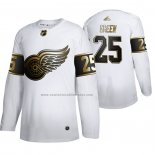 Camiseta Hockey Golden Edition Detroit Red Wings Mike Green Autentico Blanco