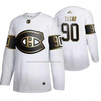 Camiseta Hockey Golden Edition Montreal Canadiens Tomas Tatar Autentico Blanco