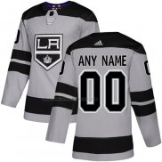 Camiseta Hockey Los Angeles Kings Personalizada Alterno Autentico Gris