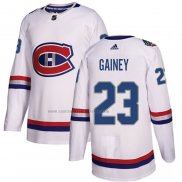 Camiseta Hockey Montreal Canadiens Bob Gainey Autentico 2017 100 Classic Blanco