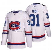 Camiseta Hockey Montreal Canadiens Carey Price Blanco