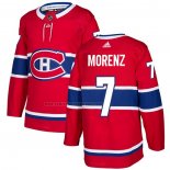 Camiseta Hockey Montreal Canadiens Howie Morenz Primera Autentico Rojo