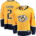 Camiseta Hockey Nashville Predators Luke Schenn Primera Breakaway Oro