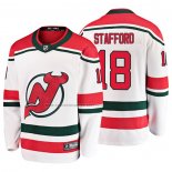 Camiseta Hockey New Jersey Devils Drew Stafford Alterno Breakaway Blanco