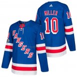 Camiseta Hockey New York Rangers J.t. Miller Autentico Primera 2018 Azul